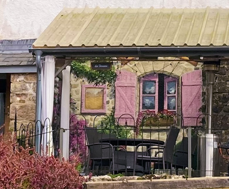 French Cafe Trompe L'oeil
