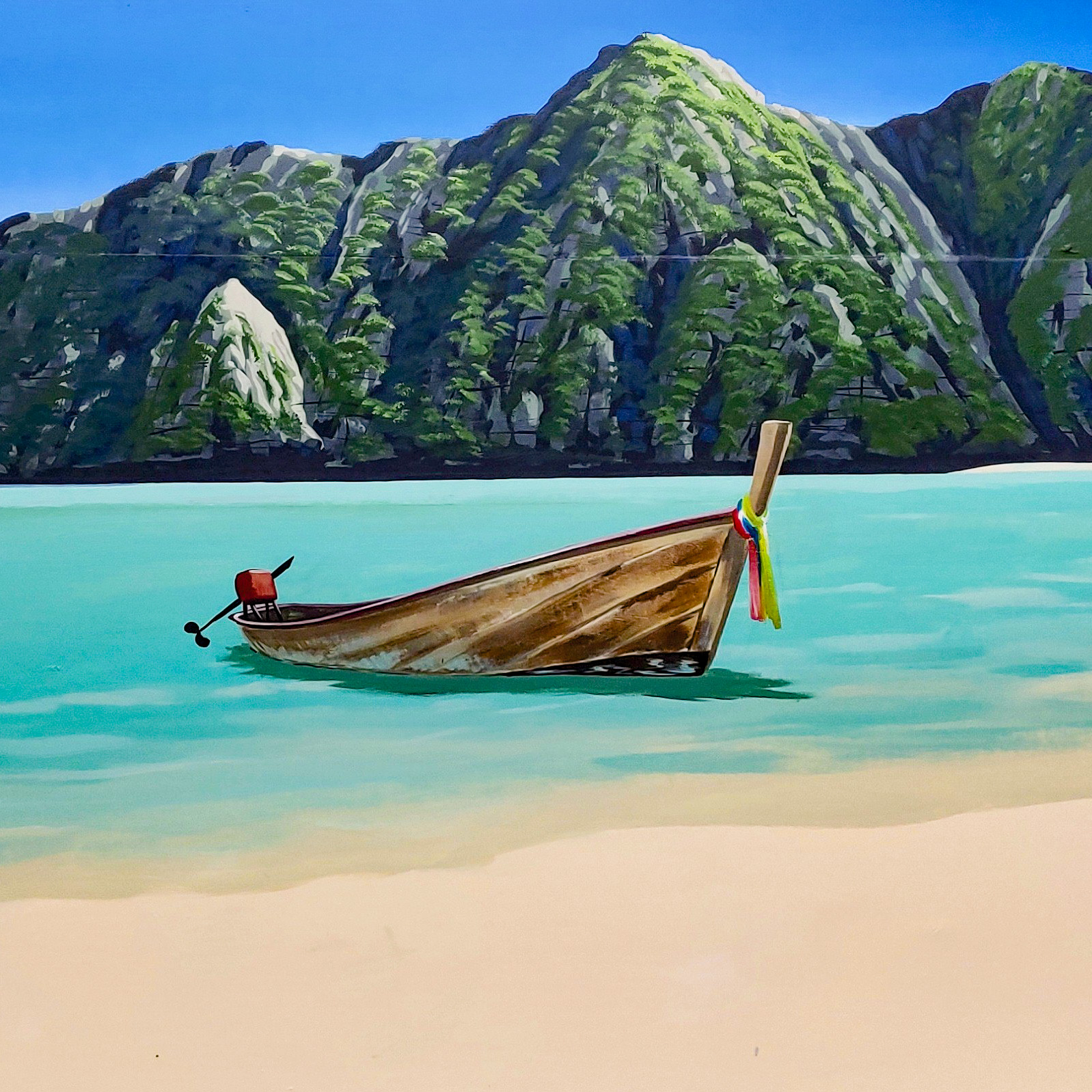 Thailand Holiday Garden Mural